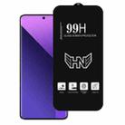 For Redmi Note 13 Pro+ High Aluminum Large Arc Full Screen Tempered Glass Film - 1