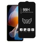 For Redmi Note 12R Pro High Aluminum Large Arc Full Screen Tempered Glass Film - 1