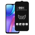 For Redmi Note 11R High Aluminum Large Arc Full Screen Tempered Glass Film - 1