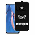 For Redmi Note 11E Pro High Aluminum Large Arc Full Screen Tempered Glass Film - 1