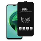 For Redmi Note 11E High Aluminum Large Arc Full Screen Tempered Glass Film - 1