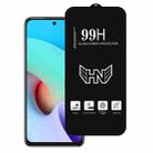 For Redmi Note 11 4G High Aluminum Large Arc Full Screen Tempered Glass Film - 1