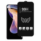 For Redmi Note 11 Pro China High Aluminum Large Arc Full Screen Tempered Glass Film - 1