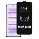 For Redmi K60 Pro High Aluminum Large Arc Full Screen Tempered Glass Film - 1