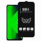 For Redmi K50i High Aluminum Large Arc Full Screen Tempered Glass Film - 1