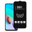 For Redmi 10 Prime 2022 High Aluminum Large Arc Full Screen Tempered Glass Film - 1