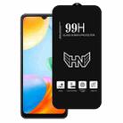 For Redmi 10 Power High Aluminum Large Arc Full Screen Tempered Glass Film - 1