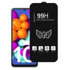 For Redmi 10 India High Aluminum Large Arc Full Screen Tempered Glass Film - 1