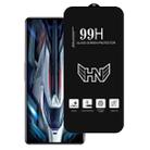 For Redmi K50 Gaming High Aluminum Large Arc Full Screen Tempered Glass Film - 1