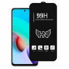 For Redmi 10 2022 High Aluminum Large Arc Full Screen Tempered Glass Film - 1