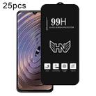 For Redmi A4 5G 25pcs High Aluminum Large Arc Full Screen Tempered Glass Film - 1