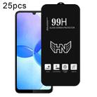 For Redmi 13R 25pcs High Aluminum Large Arc Full Screen Tempered Glass Film - 1