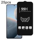 For Redmi K70E 25pcs High Aluminum Large Arc Full Screen Tempered Glass Film - 1