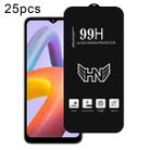 For Redmi A2+ 25pcs High Aluminum Large Arc Full Screen Tempered Glass Film - 1