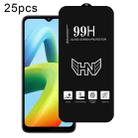 For Redmi A1+ 25pcs High Aluminum Large Arc Full Screen Tempered Glass Film - 1