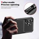 For iPhone 16 Plus Vertical Flip Card Bag Holder Leather Phone Case(Black) - 3