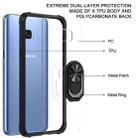 For Samsung Galaxy S8+ Shockproof Transparent TPU + Acrylic Protective Case with Ring Holder(Blue) - 2
