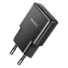 Yesido YC74 Ultra-thin 30W USB-C / Type-C Travel Charger, EU Plug(Black) - 1