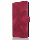 For iPhone 15 Pro Max Dreamy Butterfly Love Flower Embossed Leather Phone Case(Red) - 2