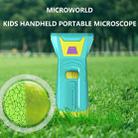 X1 3 inch HD Screen 800X Magnification Kids Microscope(Green) - 2