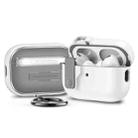 For AirPods Pro 2 Automatic Switch Lock Bluetooth Earphone Shockproof Protective Case(White) - 1