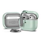 For AirPods 3 Automatic Switch Lock Bluetooth Earphone Shockproof Protective Case(Mint Green) - 1