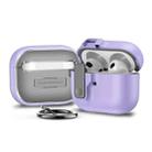 For AirPods 3 Automatic Switch Lock Bluetooth Earphone Shockproof Protective Case(Purple) - 1