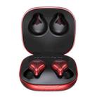 REMAX TWS-12 Bluetooth 5.0 Metal True Wireless Bluetooth Stereo Music Earphone with Charging Box(Red) - 1