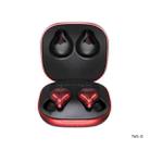 REMAX TWS-12 Bluetooth 5.0 Metal True Wireless Bluetooth Stereo Music Earphone with Charging Box(Red) - 1