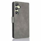For Samsung Galaxy S23 FE 5G Dreamy Butterfly Love Flower Embossed Leather Phone Case(Grey) - 3