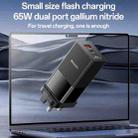 Yesido YC92 65W USB and USB-C / Type-C Dual Port GaN Fast Charger Set, UK Plug(Black) - 2