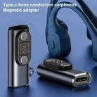 Bone Conduction Earphone USB-C / Type-C Interface Adapter Converter(Black) - 2