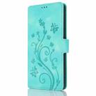 For Samsung Galaxy A24 4G Dreamy Butterfly Love Flower Embossed Leather Phone Case(Green) - 2