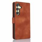 For Samsung Galaxy A55 5G Dreamy Butterfly Love Flower Embossed Leather Phone Case(Brown) - 3