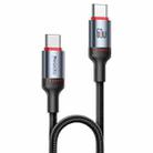 Yesido CA181 PD60W 3A USB-C / Type-C to USB-C / Type-C Charging Data Cable, Length: 1.2m(Black) - 1