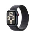 For Apple Watch 46mm / 49mm / 45mm / 44mm Loop Type Sport Watch Band(Thick Ink) - 1