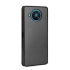 For Nokia 8.3 5G Carbon Fiber Texture Horizontal Flip TPU + PC + PU Leather Case with Card Slot(Black) - 3