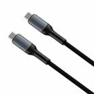 WIWU Wi-C036 Thunderbolt 4 240W USB4 Full-function Fast Charging Coaxial Data Cable, Length: 1m(Black) - 2