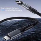 WIWU Wi-C036 Thunderbolt 4 240W USB4 Full-function Fast Charging Coaxial Data Cable, Length: 1m(Black) - 5