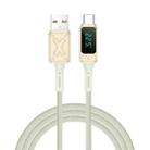 WIWU Wi-C038 TITAN Series 6A USB to Type-C Zinc Alloy Braided Fast Charging Data Cable, Length: 1.2m(Titanium) - 1