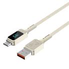 WIWU Wi-C038 TITAN Series 6A USB to Type-C Zinc Alloy Braided Fast Charging Data Cable, Length: 1.2m(Titanium) - 2