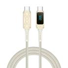 WIWU Wi-C038 TITAN Series 100W Type-C to Type-C Zinc Alloy Braided Fast Charging Data Cable, Length: 1.2m(Titanium) - 1