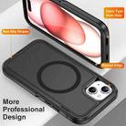 For iPhone 14 Plus / 15 Plus Life Waterproof Rugged MagSafe Magnetic Phone Case(Black) - 3