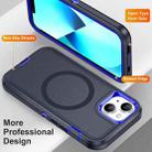 For iPhone 13 / 14 Life Waterproof Rugged MagSafe Magnetic Phone Case(Dark Blue+Royal Blue) - 3