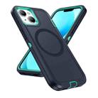 For iPhone 13 / 14 Life Waterproof Rugged MagSafe Magnetic Phone Case(Dark Blue+Light Blue) - 2