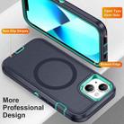 For iPhone 13 / 14 Life Waterproof Rugged MagSafe Magnetic Phone Case(Dark Blue+Light Blue) - 3