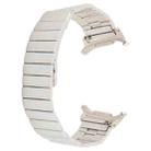 For Samsung Galaxy Watch Ultra 47mm Bamboo Stainless Steel Magnetic Watch Band(Starlight) - 2