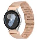 For Samsung Galaxy Watch 7 / 6 / 5 / 4 Bamboo Magnetic Quick Release Metal Watch Band(Rose Gold) - 1