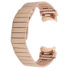 For Samsung Galaxy Watch 7 / 6 / 5 / 4 Bamboo Magnetic Quick Release Metal Watch Band(Rose Gold) - 2