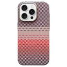 For iPhone 15 Pro Metal Lens Protection Frame MagSafe PC Phone Case(Sunset Grey) - 1